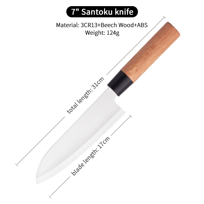Cuchillo Santoku de 7"