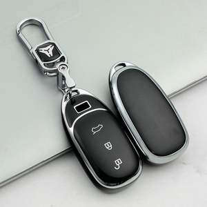 TPU Premium Soft Car <strong>Key</strong> Case Cover Shell for LEADING IDEAL Lixiang L8 L9 ONE <strong>Key</strong> Ring Keychain Bag Accessory - Product Image 2