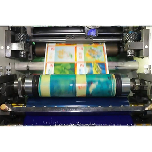 Etichetta adesiva in pellicola di carta tazza flessografica macchina da stampa rotocalco 6 colori