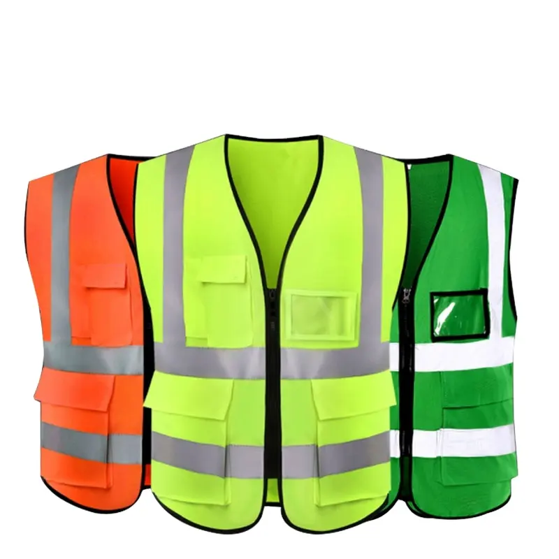 Chaqueta de seguridad de alta visibilidad Trabajo de construcción Ropa reflectante Señal Equipo DE SEGURIDAD Chaleco reflectante