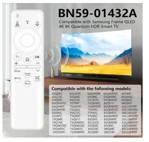 BN59-01432A รีโมทคอนโทรลด้วยเสียงพลังงานแสงอาทิตย์สำหรับ Samsung NEO QLED 8K HDR Smart TVS ABS พลาสติก LED TV ฟังก์ชั่นการใช้งานที่บ้าน - Product Image 2