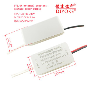 5V2A AC220V-DC5V2.4A โมดูลแหล่งจ่ายไฟฟ้าคงที่ภายนอกสำหรับแถบไฟ LED 09 - Product Image 6