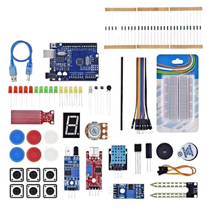 Das 400-Loch-Breadboard-Kit ist das grundlegende Toolkit für Anfänger des UNOs-Komponenten pakets mit einer Verpackungs box - Product Image 2