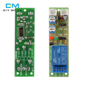 JK11 ciclo regolabile Timer ritardo On/Off interruttore relè di alimentazione scudo DC 5V 12V 24V Timer modulo relè di ritardo (0-15 minuti) - Product Image 4