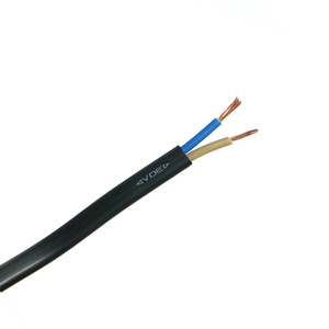 Esnek kablolar H05VVH2-F 2 çekirdekli 2xstandard mm2 2x1.0mm2 VDE standart elektrik kablosu - Product Image 2