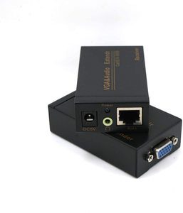 Hot Sale 300M VGA Extender to <strong>UTP</strong> Transmitter Sender Over Cat5/6 RJ45 Cable VGA Extender up to 300m with 3.5mm Audio Jack <strong>Input</strong> - Product Image 4