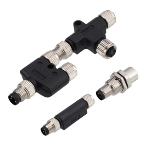 M8 Y T I Type Adapter 1 Male to 2 Female Splitter M8 <strong>3</strong> <strong>Way</strong> a Code <strong>3</strong> 4 <strong>5</strong> 6 8 Pin Circular Connector - Product Image 5