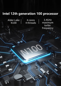 ใหม่มินิพีซี Intel N100 กล่องคอมพิวเตอร์มินิพีซีเดสก์ท็อปมินิพีซีพร้อมพอร์ตซีเรียลสําหรับเล่นเกม - Product Image 3