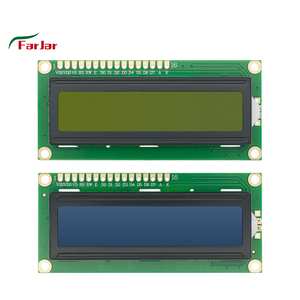 Werks zeichen LCD-Anzeige 1602 16x2 2x16 LCD-Modul 3,3 V mit gelbgrüner Hintergrund beleuchtung