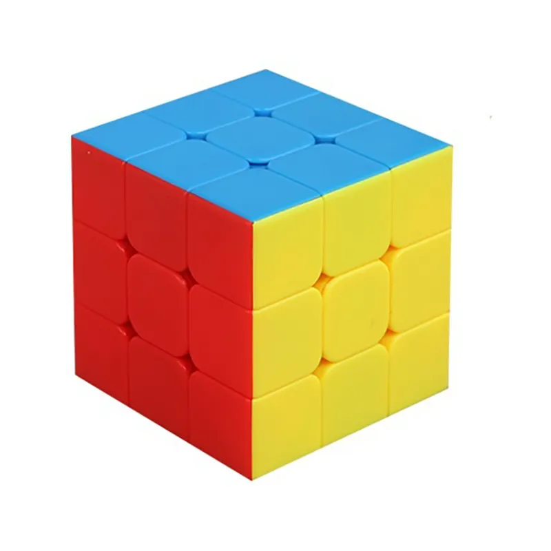 Jouet en plastique promotionnel de cube de rubikMagic de couleur pour les enfants 5.6 cm cube magique promotionnel