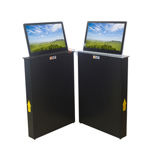 17.3&quot; Hidden Desk Retractable Motorized Pop up <strong>Computer</strong> Mechanism LCD Monitor Lift for Paperless Conference <strong>System</strong> - Product Image 3