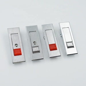 MS603-2トップ製品赤いプッシュボタンキャビネットロック、モーターボックスと地下鉄用のキー付き - Product Image 1