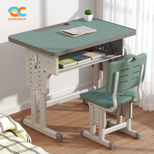 Trên toàn cầu được cấp phép đồ nội thất trường học Nhà cung cấp chỉ trong thời gian giao hàng tùy chỉnh bàn và ghế Ergonomic có thể điều chỉnh thiết kế nghiên cứu bàn - Product Image 2
