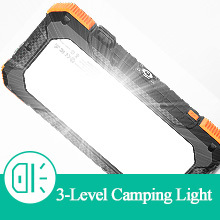 20,000mAh Waterproof Portable <strong>Power</strong> <strong>Bank</strong> QI Wireless Charger Solar Panel Micro USB <strong>Input</strong> Double USB <strong>Output</strong> LI-Polymer Battery - Product Image 4