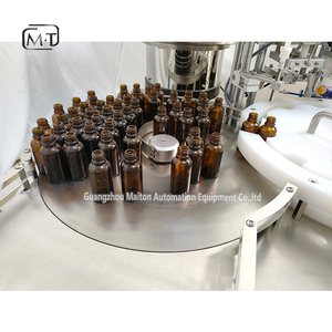 Hoàn toàn tự động bảng Top 5 10 30 100 ml Euro Chai nhỏ giọt phòng thí nghiệm Thuốc thử Lọ ống làm đầy và đóng nắp máy với cap Feeder - Product Image 5