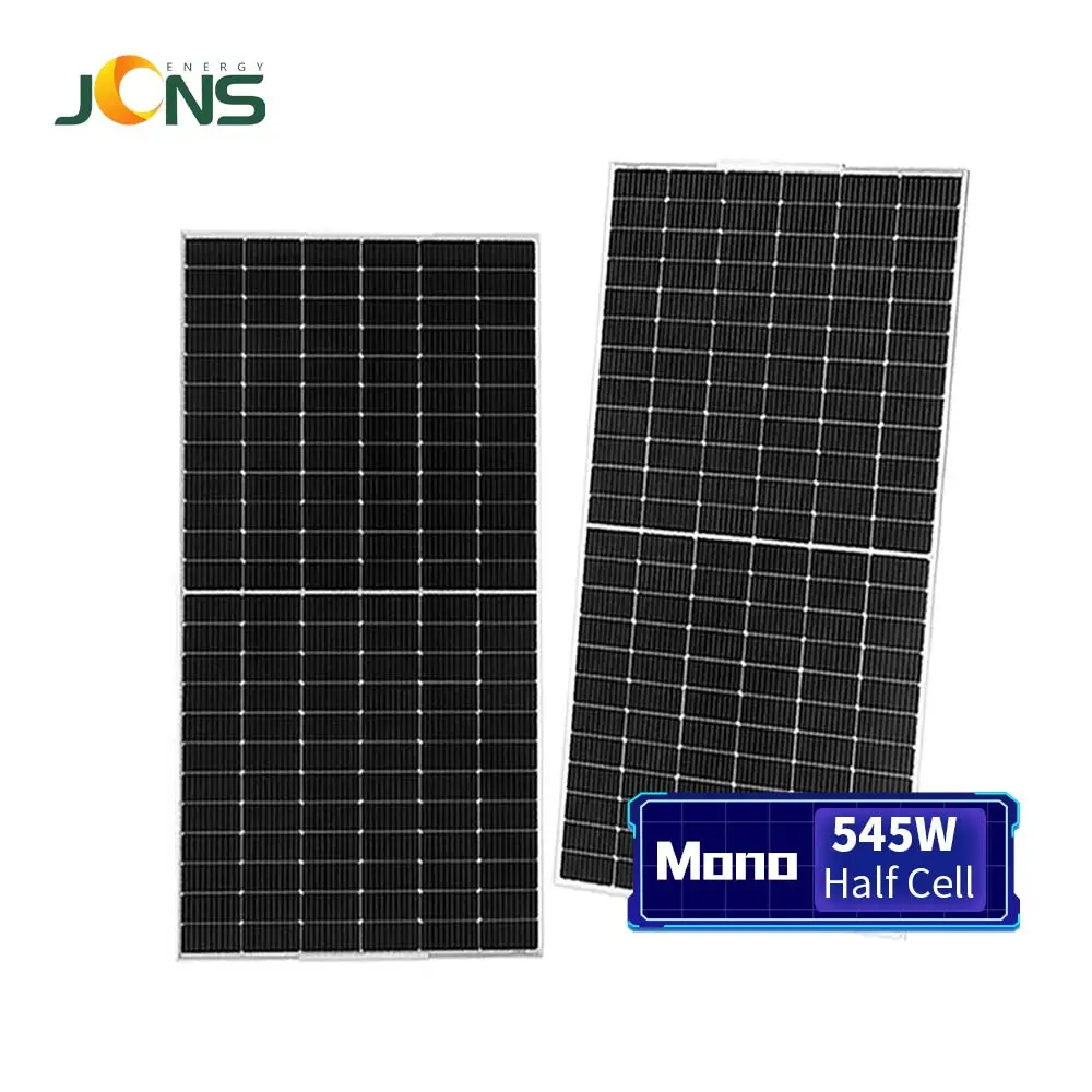 JCNS 고효율 전원 태양 전지 패널 530W 535W 540W 550W Monocrystalline 태양 전지 패널 CE TUV 인증서