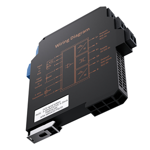 Distribuidor de aislamiento de señal de entrada de 4-20mA 0-20mA 0-10V 0-5V 1-5V Salida 35mm Carril DIN Aislador de señal analógica de CC multicanal