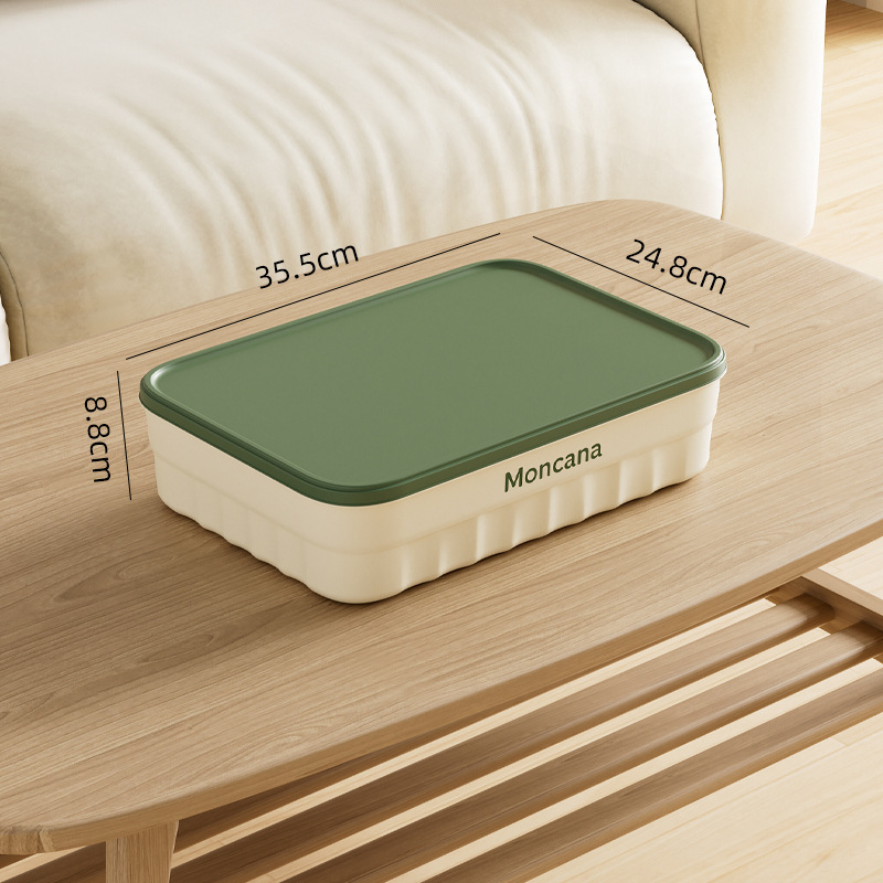 Large, short, covered, creamy yellow-green