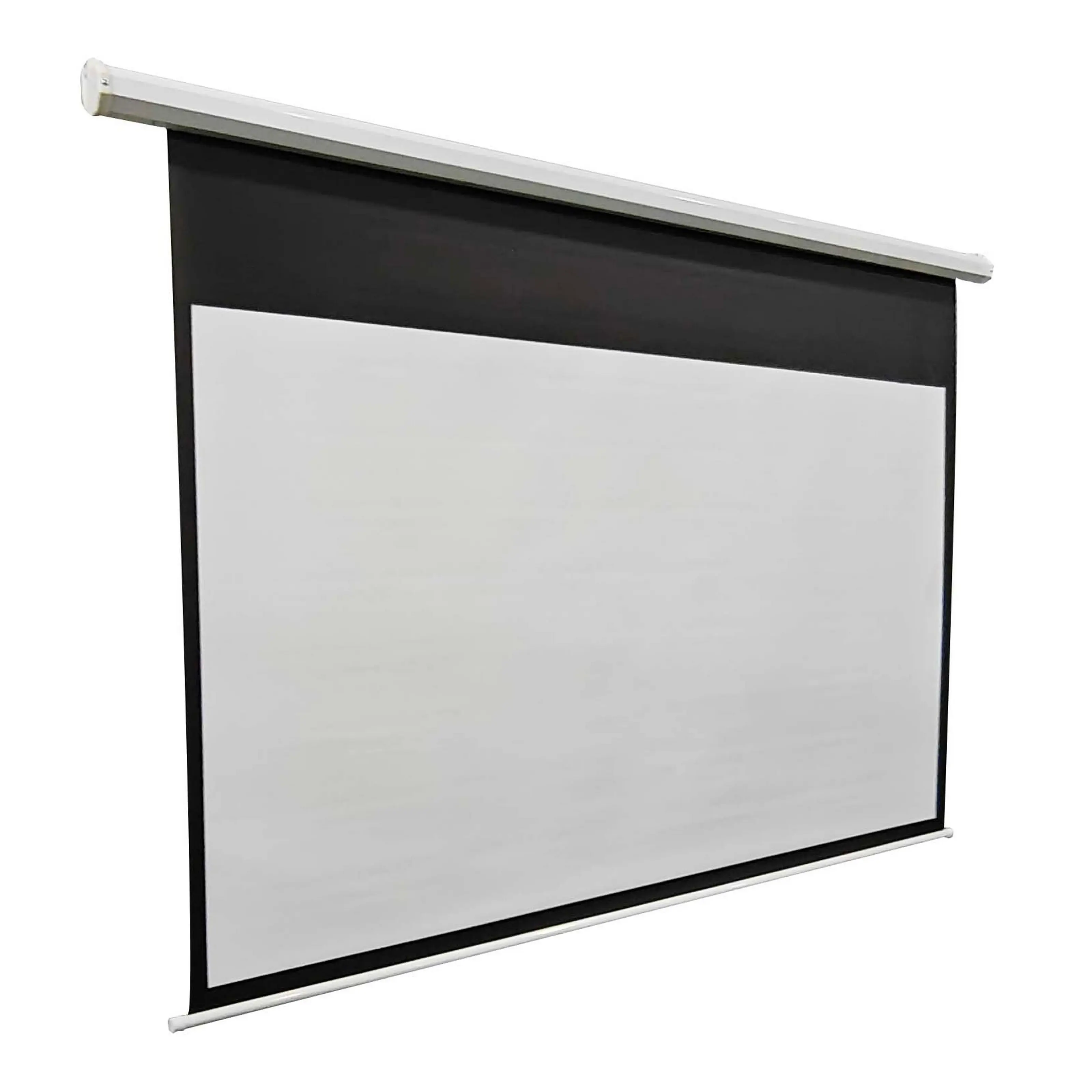 92-180 inch 4k Motorized ALR Tab Tension Long Throw Projection Screen Grey Electric Cinema Movie Projection with electronic RC