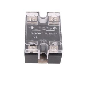 380VAC 0 ~ 10VDC 100% 120A Regolabile tensione di uscita SSR solid state relay timer di controllo di fase
