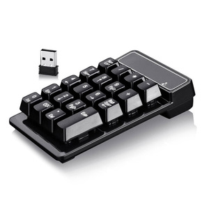 Wireless Mini <strong>Numeric</strong> <strong>Keyboard</strong> Remote Suspended Mechanical Feel 19 Keys Financial Password Input Device for Notebook Computer - Product Image 1