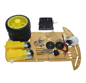 Nuovo motore di monitoraggio dell'evitamento Smart Robot Car Chassis Kit Speed Encoder Battery Box 2WD modulo ad ultrasuoni per Arduino R3 kit - Product Image 5