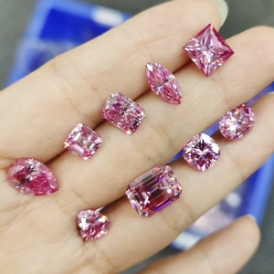 כהה ורוד מפואר אגס לחתוך Loose Moissanite 1ct 3ct 5ct 5*8mm-7*11mm הגר"א תעודת Moissanite יהלומים