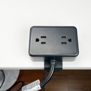 Tira de alimentación de montaje en borde de escritorio de doble capa todo en 1 13 salidas 4 puertos USB e interruptor multifuncional 125V NFC enchufe de escritorio - Product Image 3