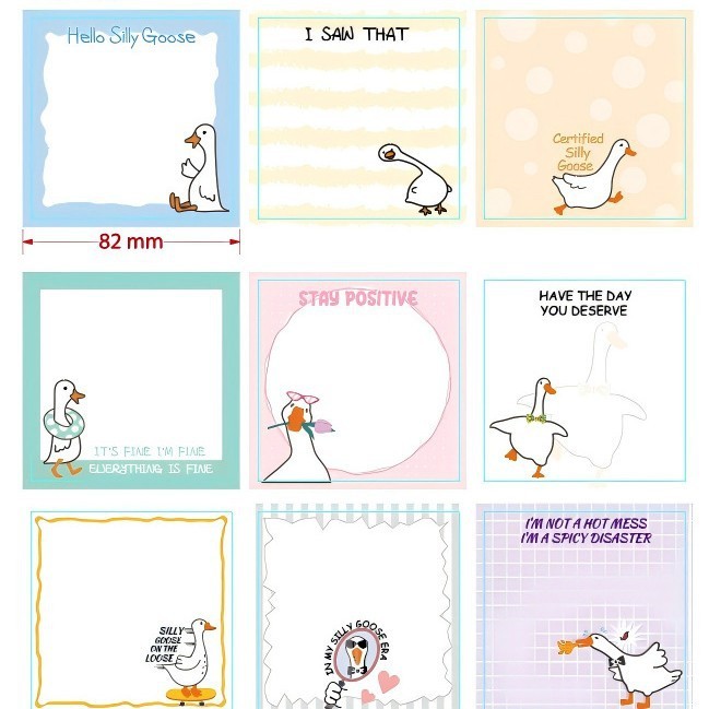 Un set di 9 libri a tema "Silly Goose" - Collezione di 9 libri