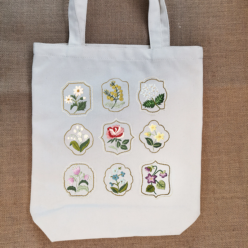7 Kit de sac fourre-tout de broderie