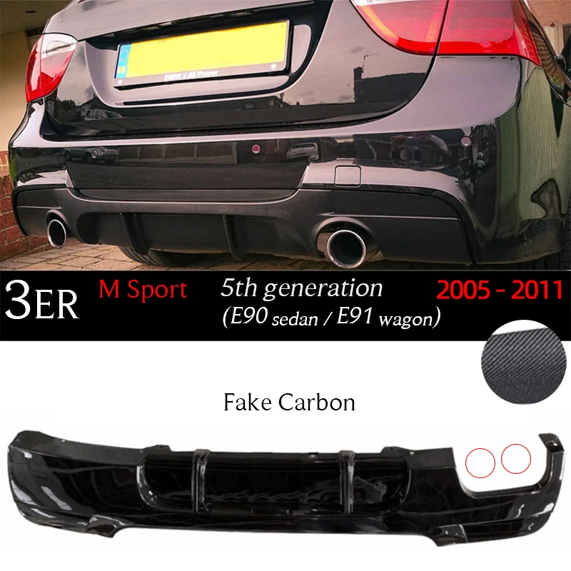 E90 20 faux carbone
