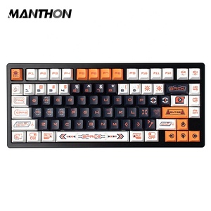 ECHOME Mecânico Futuro Tema Keycap Set PBT <span class=keywords><strong>Custom</strong></span> PC Transparente KeyCap KeyCap Perfil Cereja para Teclado Mecânico