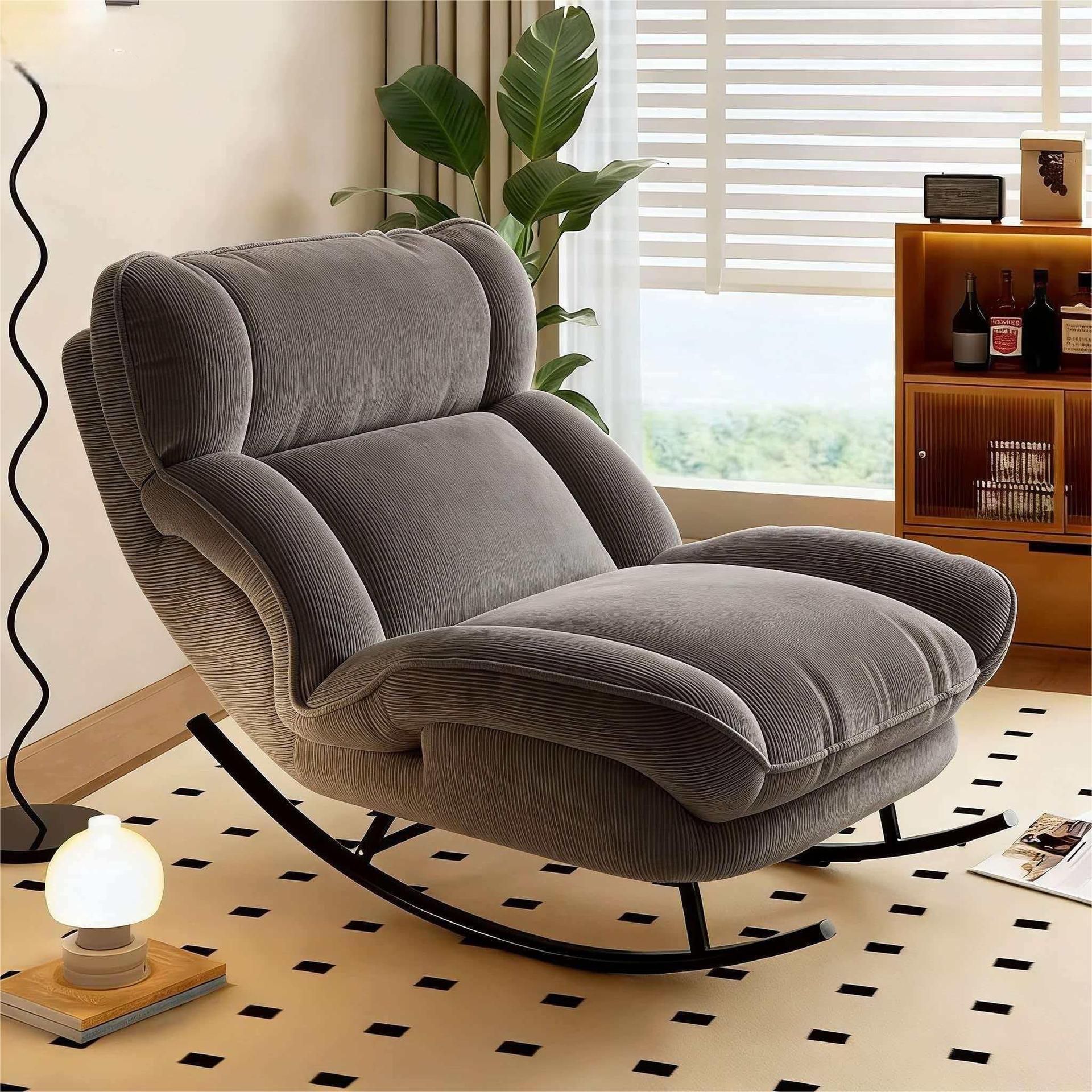 Fauteuil à bascule modèle 185 gris