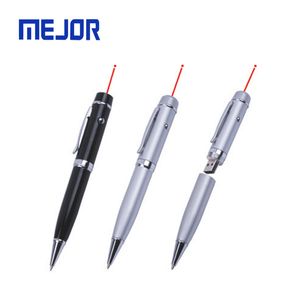 Multi Lazer 3 in1 Flash Pendrive 16g puntatore Laser rosso penna a sfera Memory Disk 3 in 1 metallo pen Drive Usb - Product Image 6