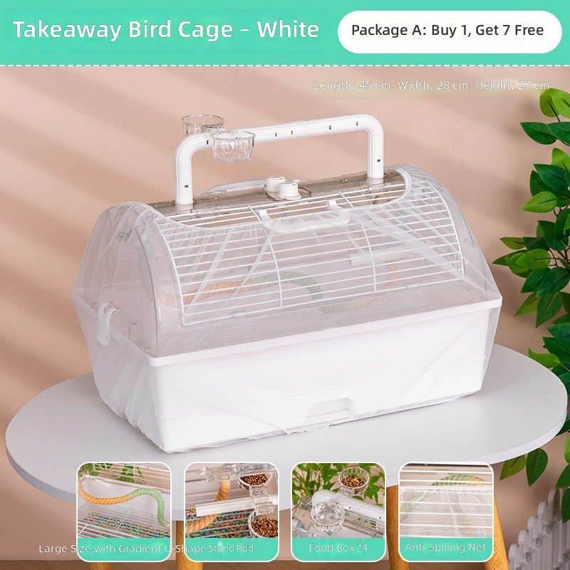 Coffret à oiseaux portable à emporter A