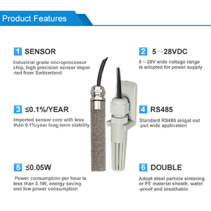 Small Size <strong>Modbus</strong> RS485 <strong>Temperature</strong> Humidity <strong>Sensor</strong> Digital Transmitter Used in Various Fields - Product Image 4