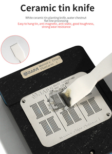 PMU SMC T1/T2 RAM NAND BGA stencil set per tutte le schede logiche MacBook Power Chip piantatrice piattaforma di riparazione stagno - Product Image 4