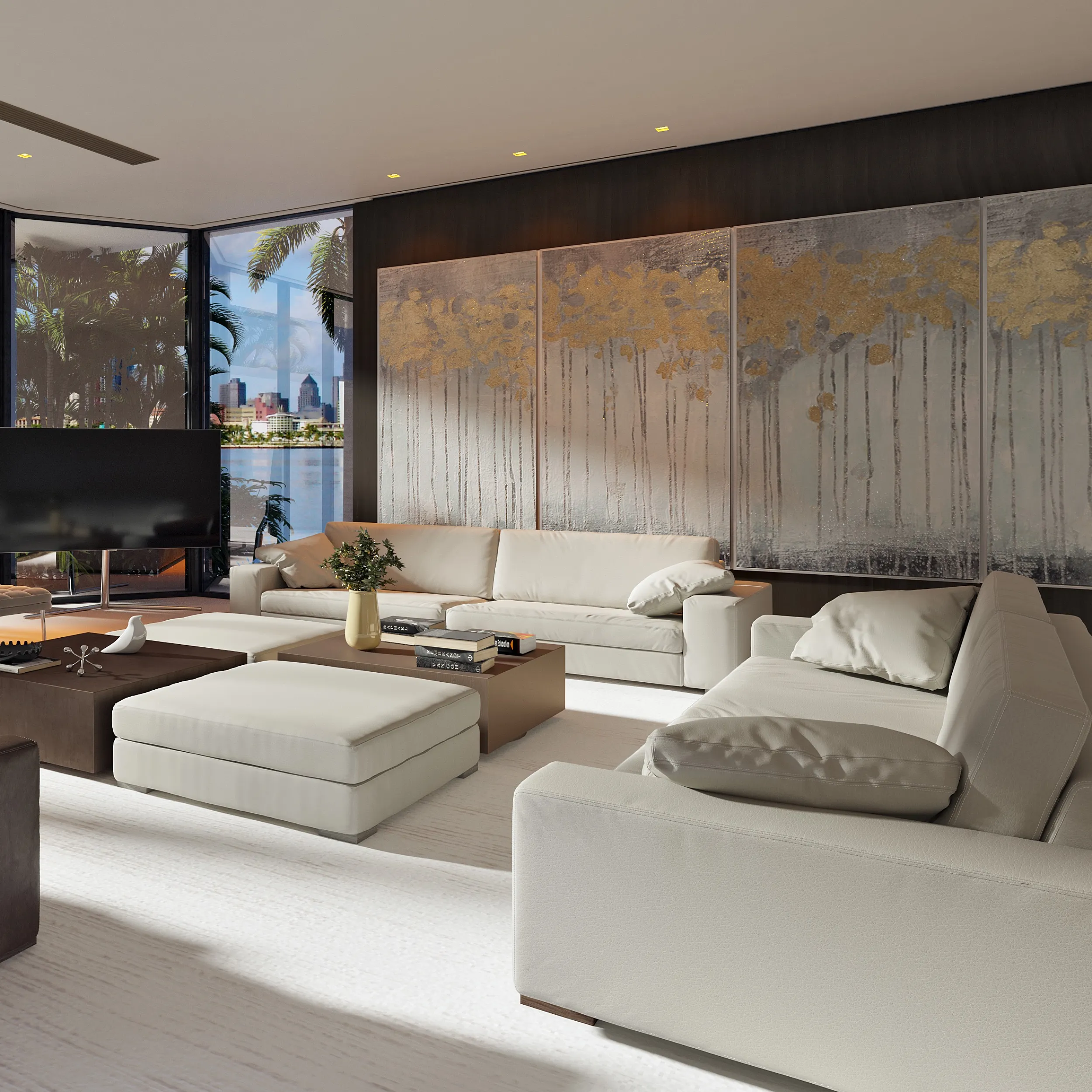 Canapé de luxe en tissu Simple, confortable et léger, meuble de 3 places