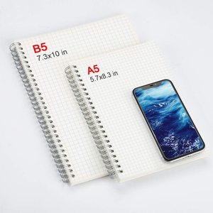 Cuadernos de papel de cuadrícula cuadrada gruesa con gráfico en espiral cuádruple B5 para la vida diaria escolar - Product Image 4