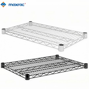 Hiện đại 5-Layer Chrome dây kim loại kệ NSF chứng nhận thép kệ lưu trữ với bảo vệ chống ăn mòn cho siêu thị bán lẻ sử dụng - Product Image 2