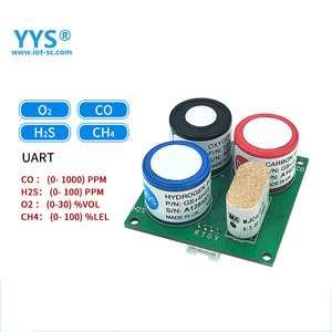 YYS SC401 4IN1 Replace ZCE04B Industrial Gas <strong>Sensor</strong> Module CO H2S <strong>O2</strong> CH4 Gas <strong>Sensor</strong>