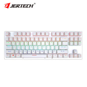 JERTECHJK510マルチカラーキーボード87キーRGBカスタムゲーミングキーボードメカニカル - Product Image 1
