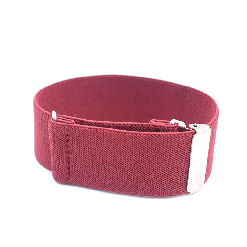 3.5cm width wine red