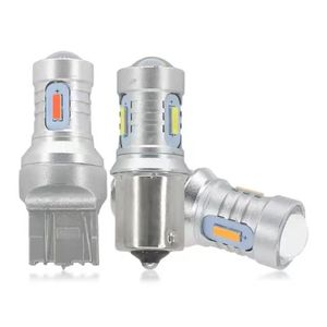 ไฟสัญญาณเลี้ยว LED สำหรับรถยนต์ไฟเบรก Canbus1156 1157 1860หลอดไฟ4SMD - Product Image 1