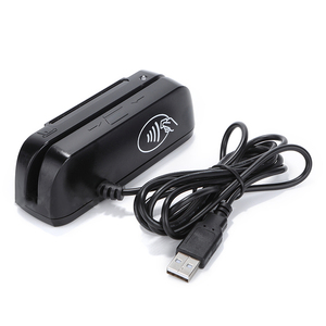 YL116 Leitor de Cartão 3 em 1 Leitor Escritor Cartão Magnético IC NFC RFID Cartão Chip Programável <span class=keywords><strong>USB</strong></span> Mini 110mm Contactless