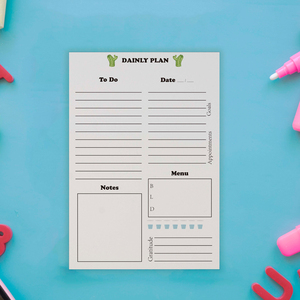 Wholesale Custom A5 Daily <strong>Notepad</strong> Planner <strong>Memo</strong> Pad Notes to Do List - Product Image 5