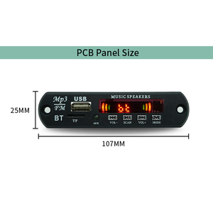 USB çalar SD radyo kartı PCB PCBA modülü MP3 dekoder kartı - Product Image 3