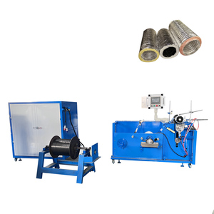 Single-layer AFD-600 Durable Insulated Flexible Aluminum Air Conditioner Ducting <strong>Machine</strong> for HVAC Ventilation - Product Image 1