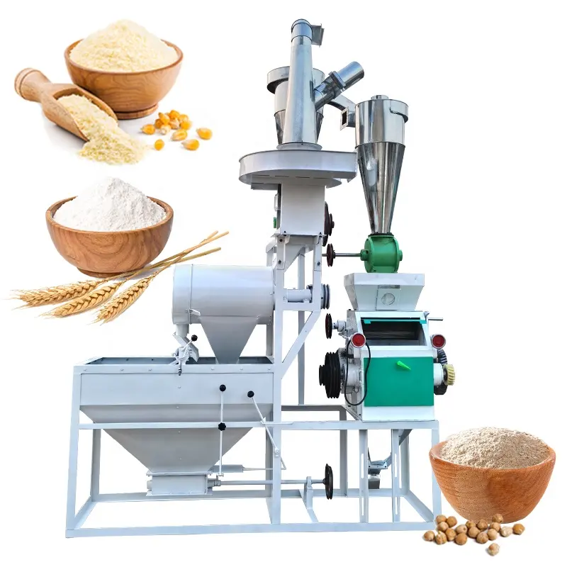 La farina domestica del mulino del grano della soia della macinazione del pasto del mais da 300 tonnellate fa l'industria della fresatrice con il prezzo