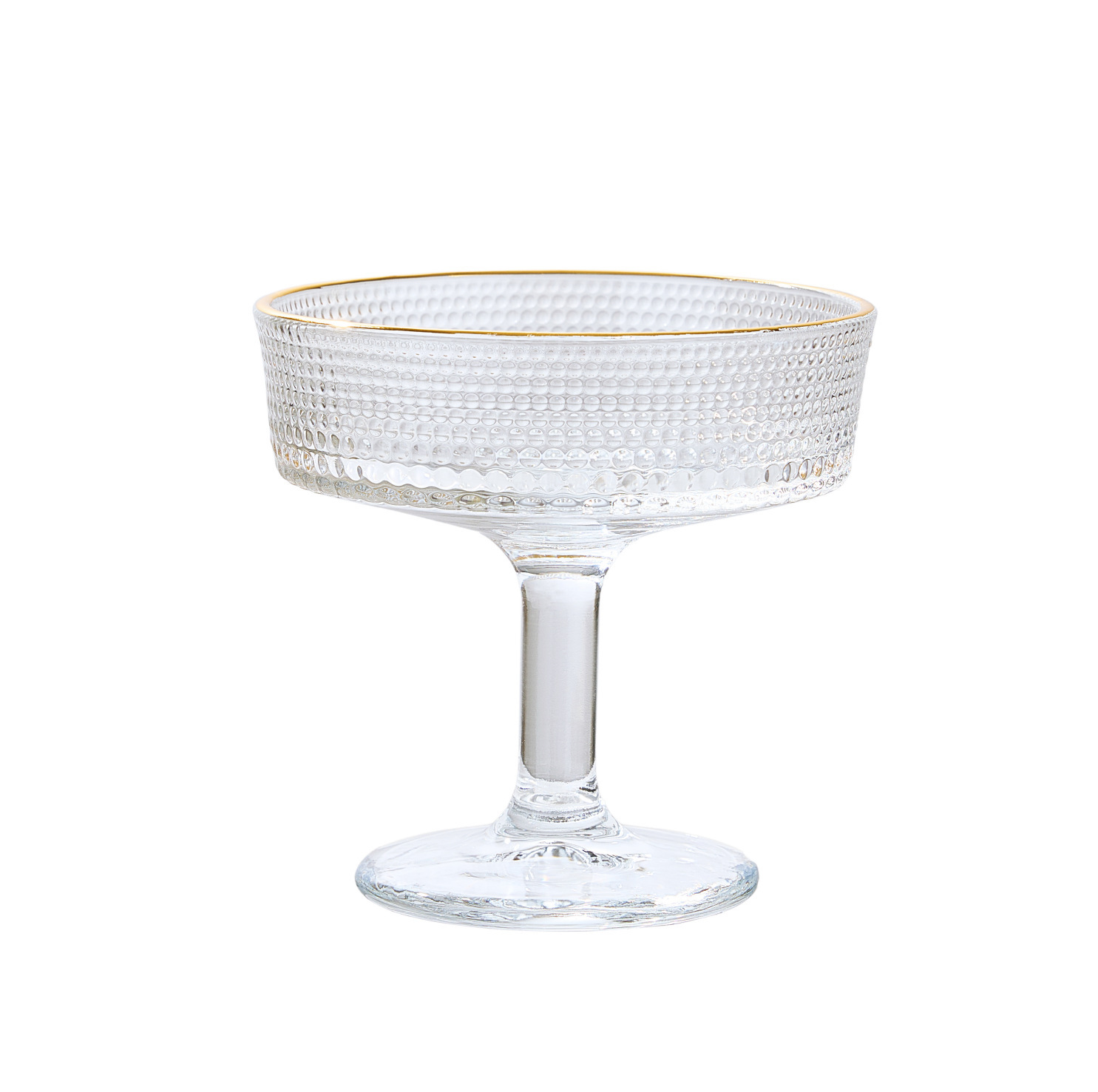 blanco (lunares con borde dorado)
